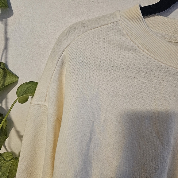 NWT Old Navy Bagel Babe Cream Sweatshirt - Picture 3 of 8